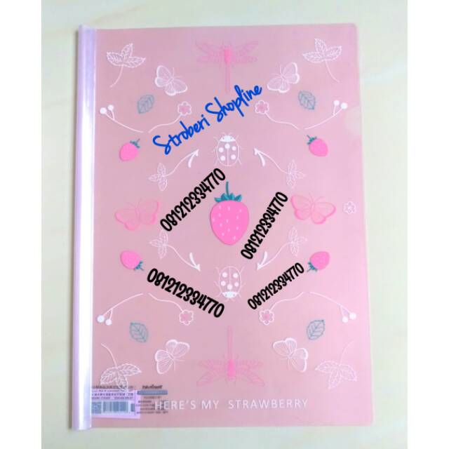 

File Folder A4 Strawberry (Uk. 31x22cm)