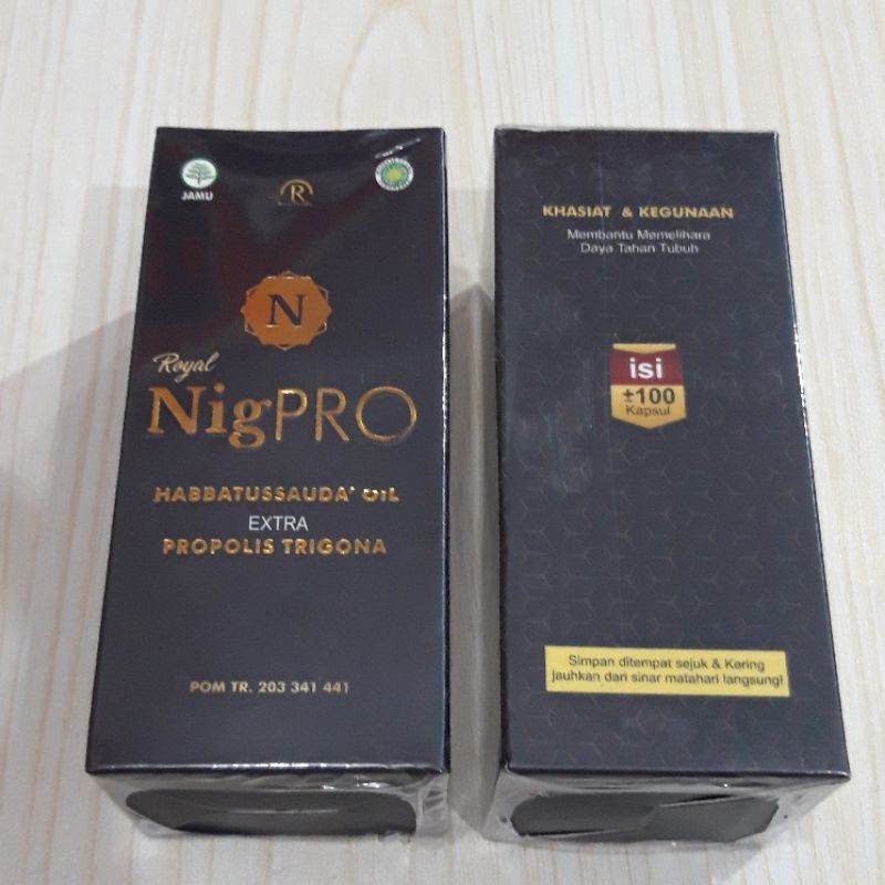 NigPRO Isi 100 - Habbatussauda Oil Extra Propolis Trigona