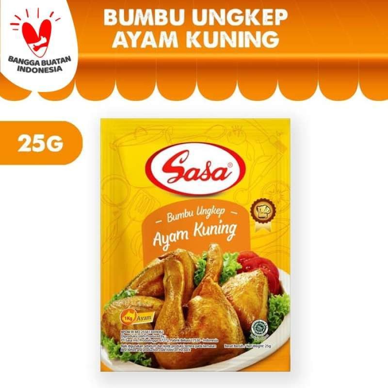 

SASA Bumbu Ungkep Ayam Kuning [25 gr] / 1 Pc