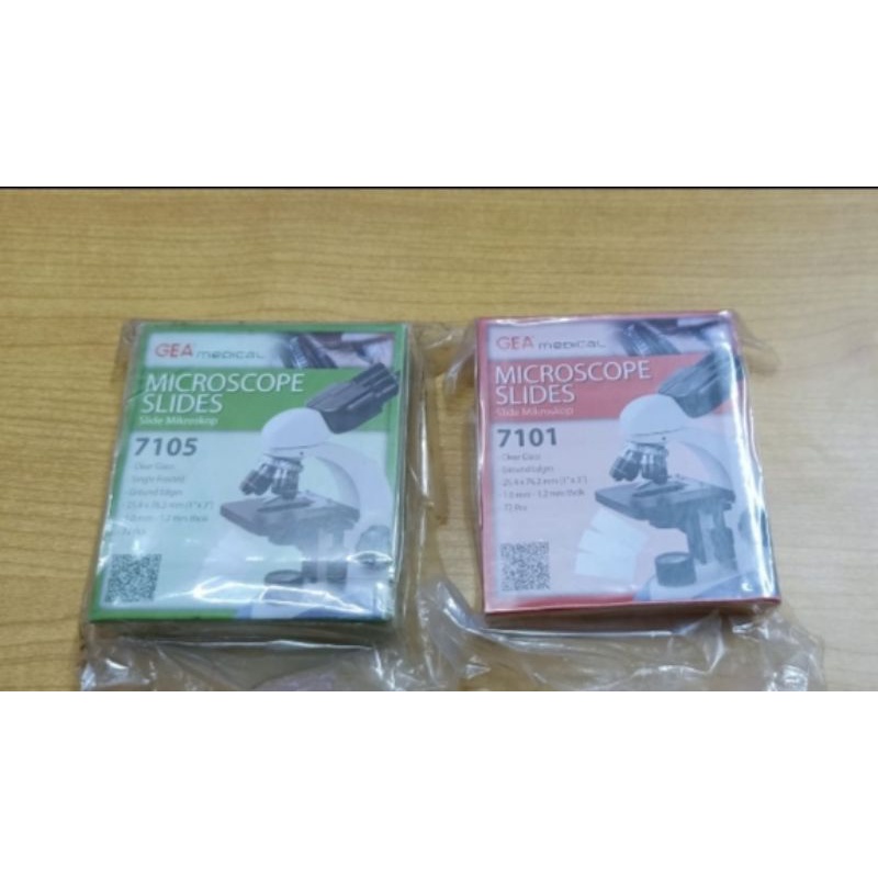 objek glass 7101 / objek glass 7105 / Kaca preparat / kaca microscope slides