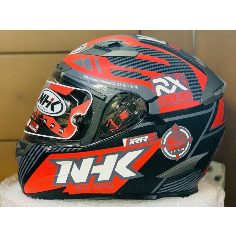 HELM NHK RX9 RACER RED DOP