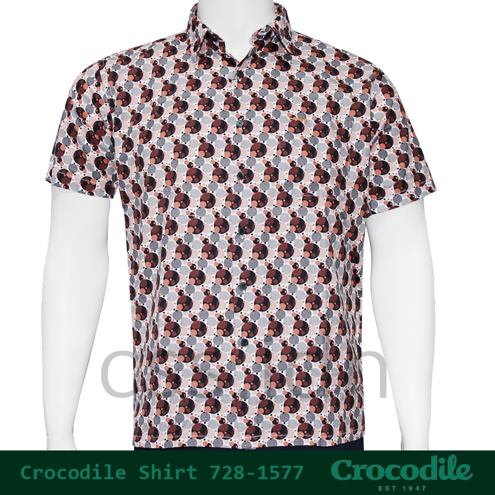 Kemeja Pria Lengan Pendek Crocodile 728-1577