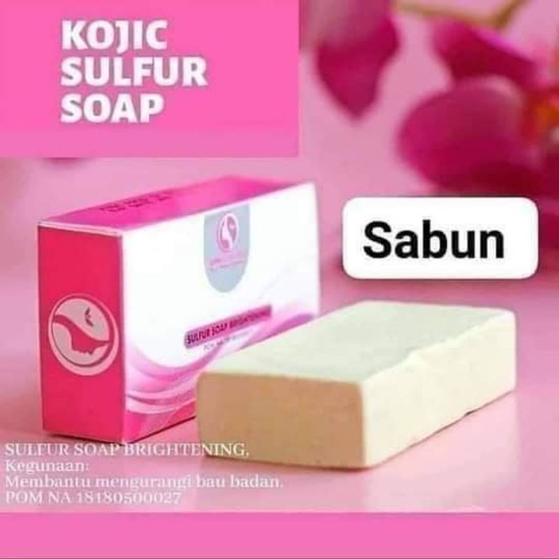 SABUN PEMUTIH Ekstra Whitening (Kojic Milk &amp; Sulfur) by drw skincare