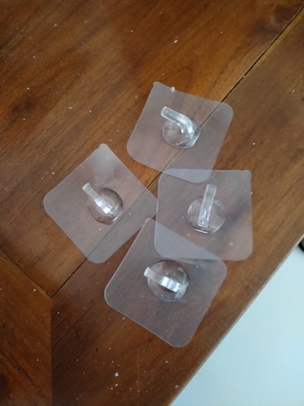 Tidak Ada Jejak Yang Kuat Dinding Sticky Kait Anti Selip Hooks Pakaian Berat Bantalan Tahan Air Perekat Kitchen Hook 强力 衣帽 挂钩