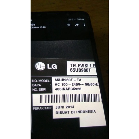 psu tv led lg 65UB980t