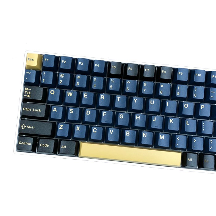 KEYCAPS ABS BLUE SAMURAI CHERRY PROFILE DOUBLE SHOT KEYBOARD