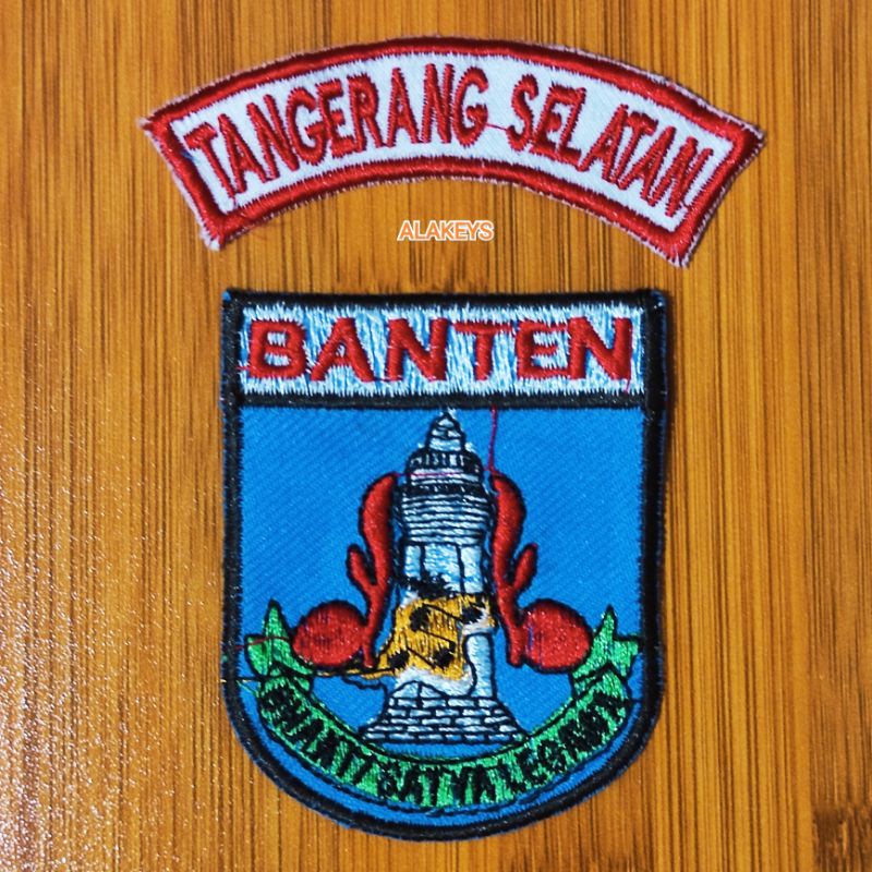 BET (BADGE) LOKASI BANTEN ID SEPASANG  BORDIR