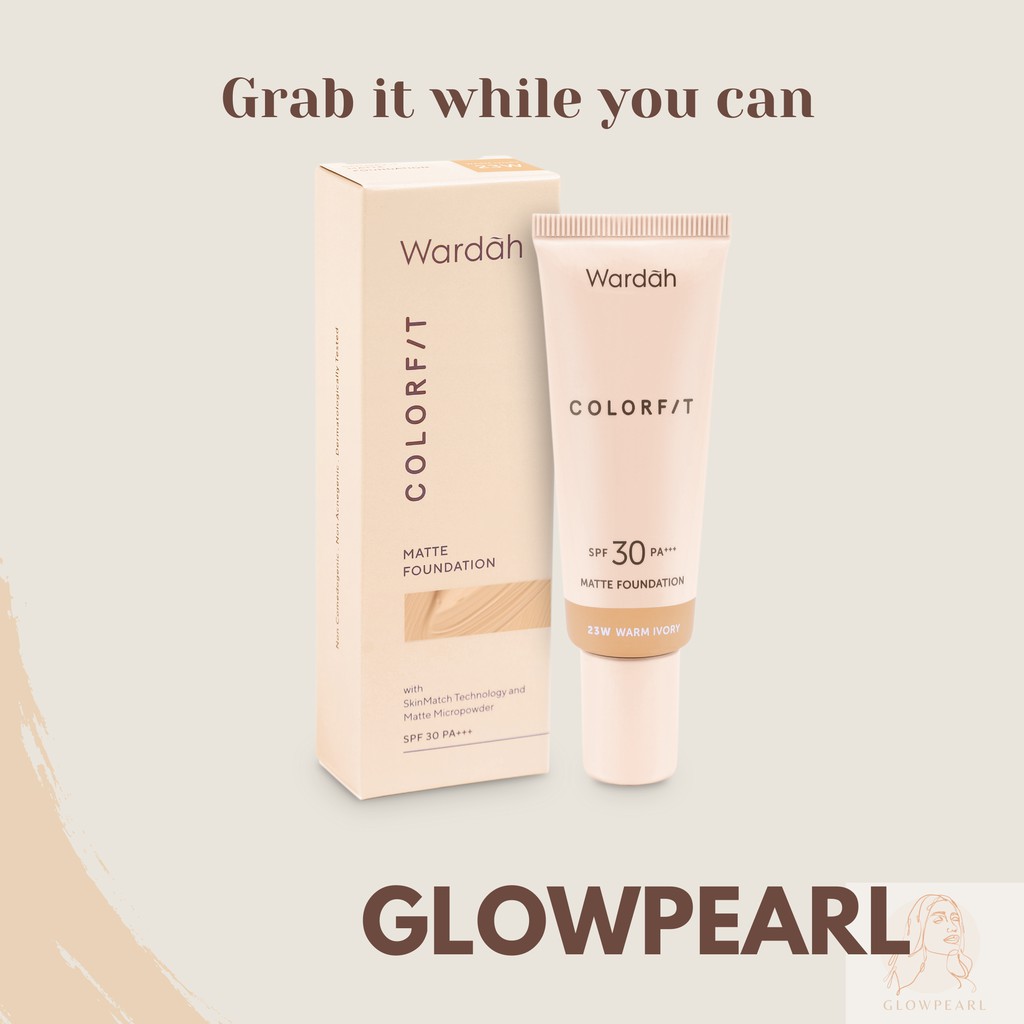 Wardah Colorfit Matte Foundation (GWP)