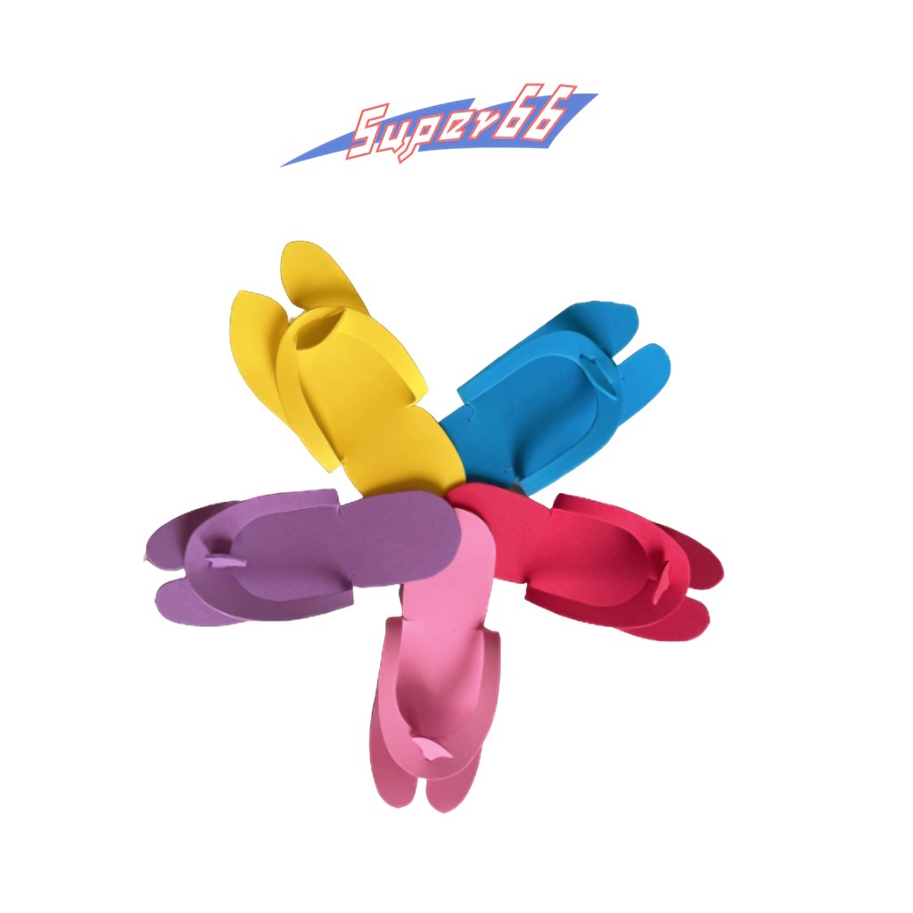 Super66 Disposable Slippers / Sandal Lipat / Sandal Jepit