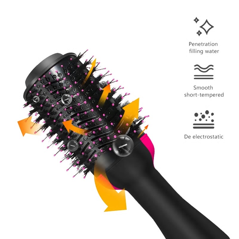 One Step Brush Hair Dryer and Styler Hot Air brush - Sisir Pengering Pelurus Pengeriting / Curly Rambut Elektrik