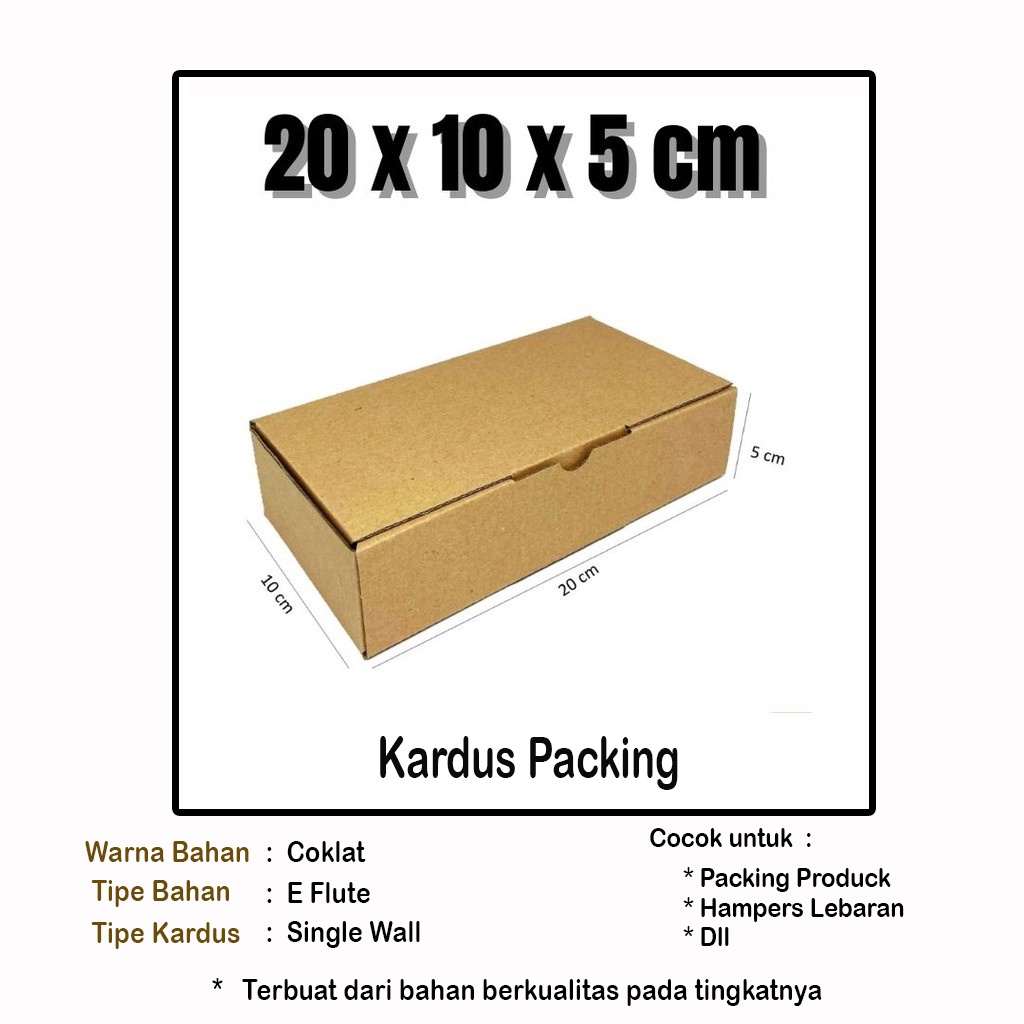 

Box Packing 20x10x5 cm | Box Kado | Box Roti | Box Paket