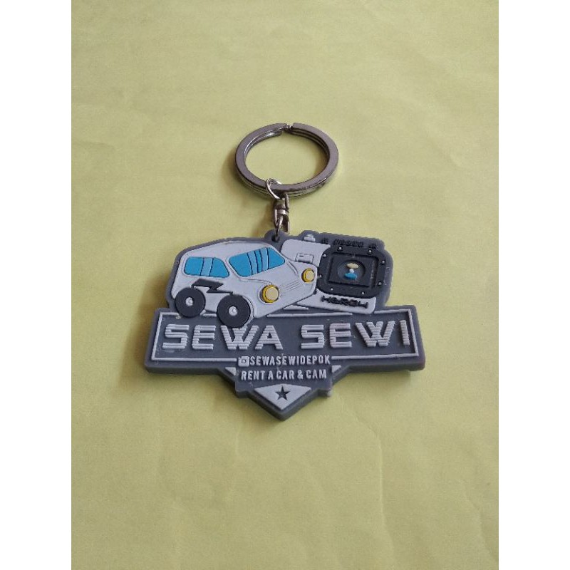 Pabrik Gantungan Kunci Karet Souvenir Keychain Rubber Custom