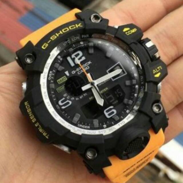 Promo Jam tangan pria Casio G-Shock GWG1000 strap/tali kuning kw super premium