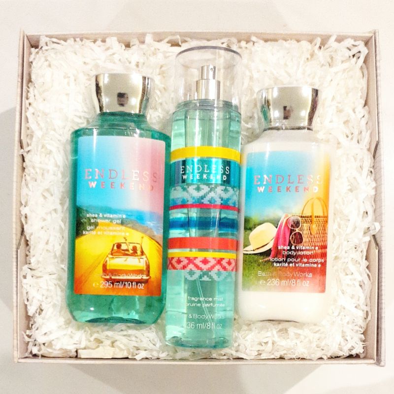 BBW ENDLESS WEEKEND GIFT SET PAKET BATH &amp; BODY WORKS