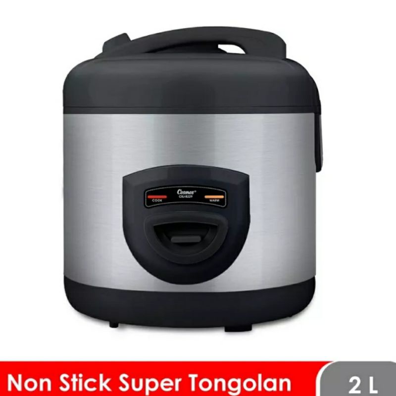 Cosmos Rice Cooker 2 L CRJ8229 BSS Hitam Majicom 2Liter 3 in 1 Pemasak Nasi Cosmos CRJ 3232  Penanak