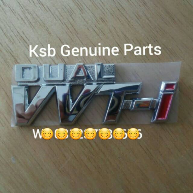 Emblem Dual Vvti Kecil Greet Avanza Xenia Rush Terios Original