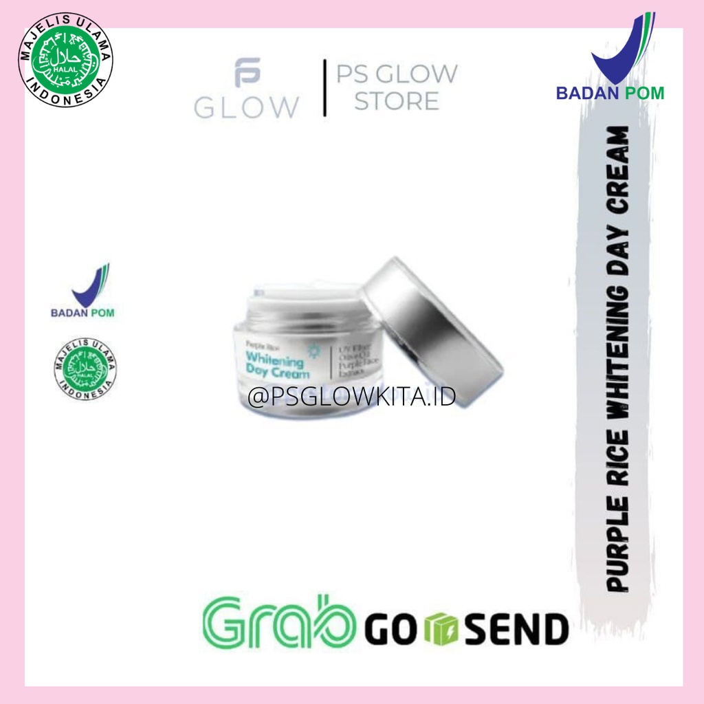 PURPLE RICE WHITENING DAY CREAM PS GLOW PSSTORE GLOW