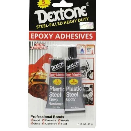 

Buruan Beli ZNK LEM EPOXY / LEM CAMPUR / BESI / SERBAGUNA DEXTONE 5 MENIT Lem Besi Dextone 48g/ 48 g