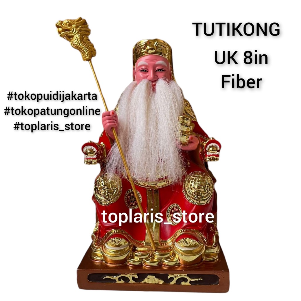 Patung Tutipakung Tutikong Tecukong Fiber 8in 022