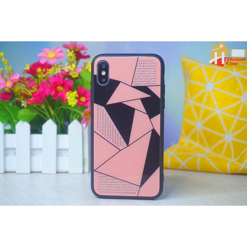 Hematcase Diamond Glass Blink Casing Vivo V9 V11i V15 V15 Pro Y71 S1 Iqoon Neo Shopee Indonesia