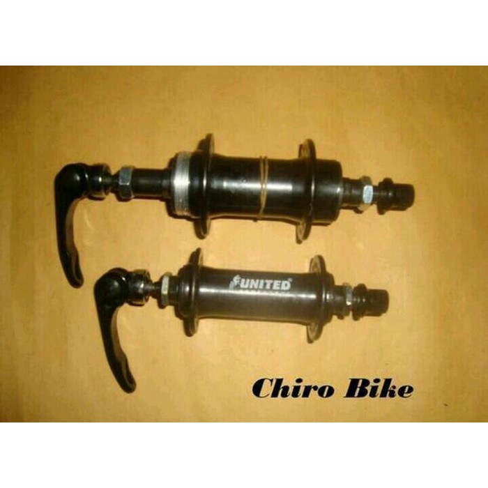 Hub freehub UNITED ulir drat vbrake quick release QR 36h sepeda mtb federal