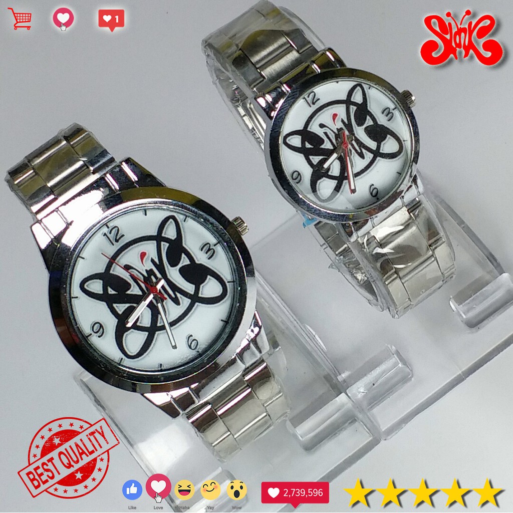 (BEST QUALITY) JAM TANGAN SLANK RANTAI PUTIH