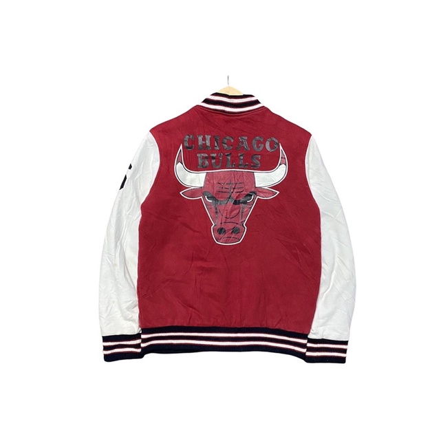 jaket hoodie varsity nba chicago bulls second original