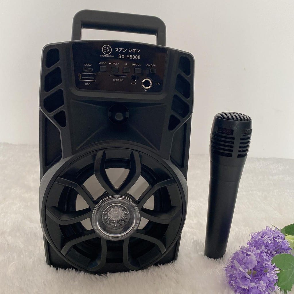 Speaker bluetooth SX-Y5008 Free Mic karaoke