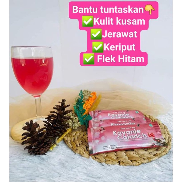 (COD) PER SACHET COLARICH/KAYANIE COLARICH/KOLAGEN PEMUTIH SELURUH BADAN/KOLAGEN IKAN/SUPLEMEN KESEH