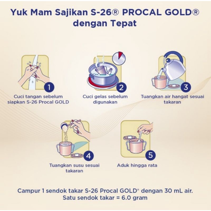 S-26 Procal Gold Can Tahap 3 Kemasan Kaleng 400 Gr Susu Usia 1-3 Thn