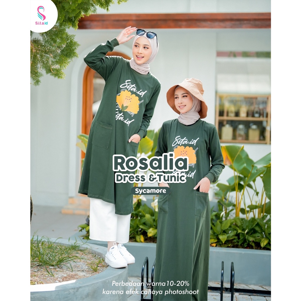 Rosalia gamis Hijab Fresh Cantik Gamis Murah T-Sirt Rosalia Dress Gamis Afas Gamis Afas