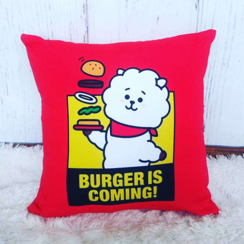 Bantal Printing custom bahan yelvo untuk sofa