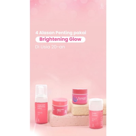 PAKET BUMIL PERAWATAN WAJAH SENSITIF BEAUTY GLOW BG SKINCARE