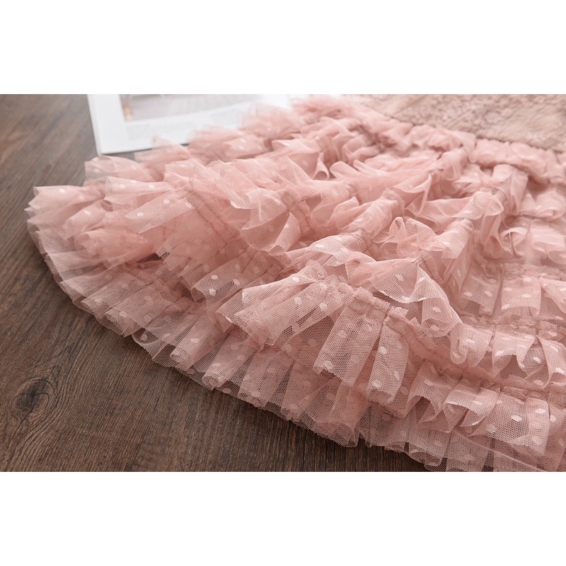 Dress Anak Perempuan Princess Pesta Fluffy Mermaid Impor Premium