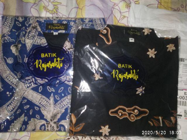 Kemeja Batik Pria Lengan Pendek Bahan Premium Full Furing Ori Batik Solo Ukuran M L Xl Xxl
