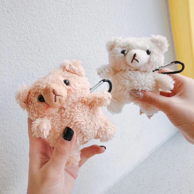 Small Teddy Bear Air Pods Case Doll Version GEN 1,2 ONLY