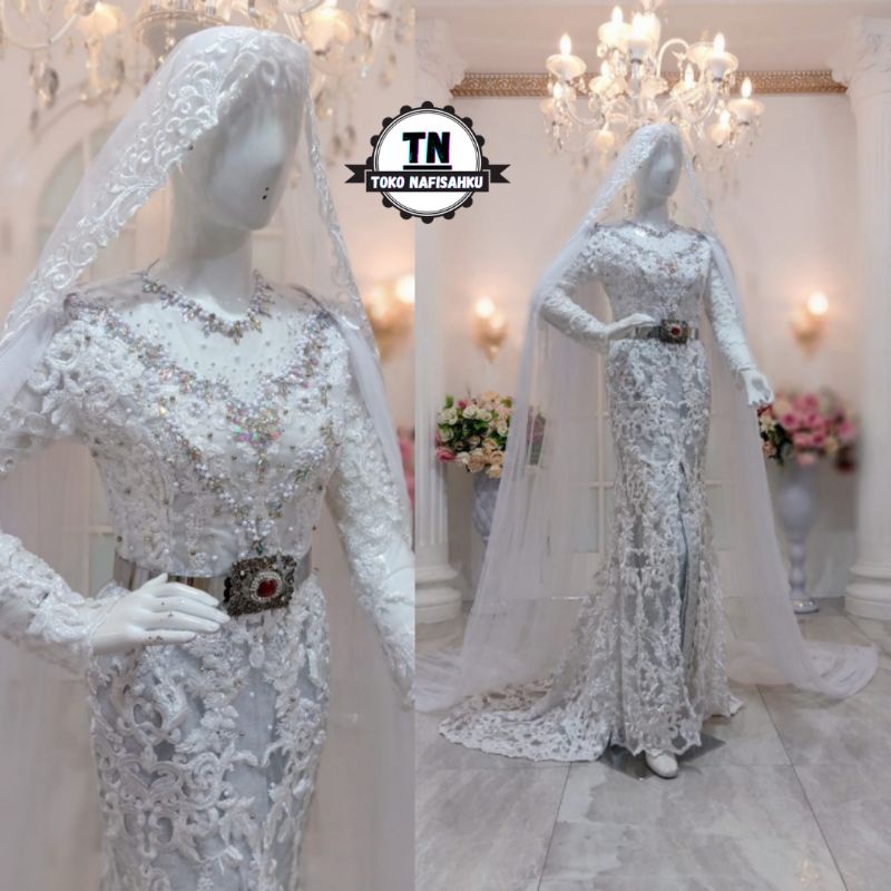 Harga Kebaya Pengantin Full Payet Terbaru Desember 2021  BigGo 