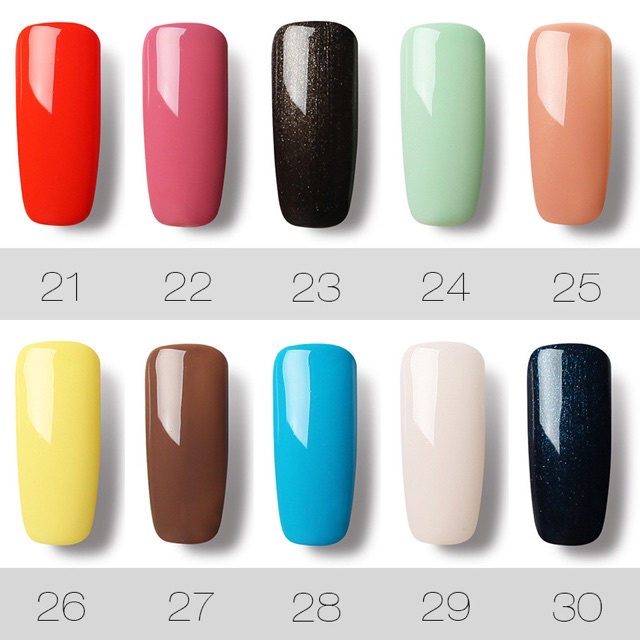 (21-40) ROSALIND 7ml uv led gel polish soak off kutek gel rosalind