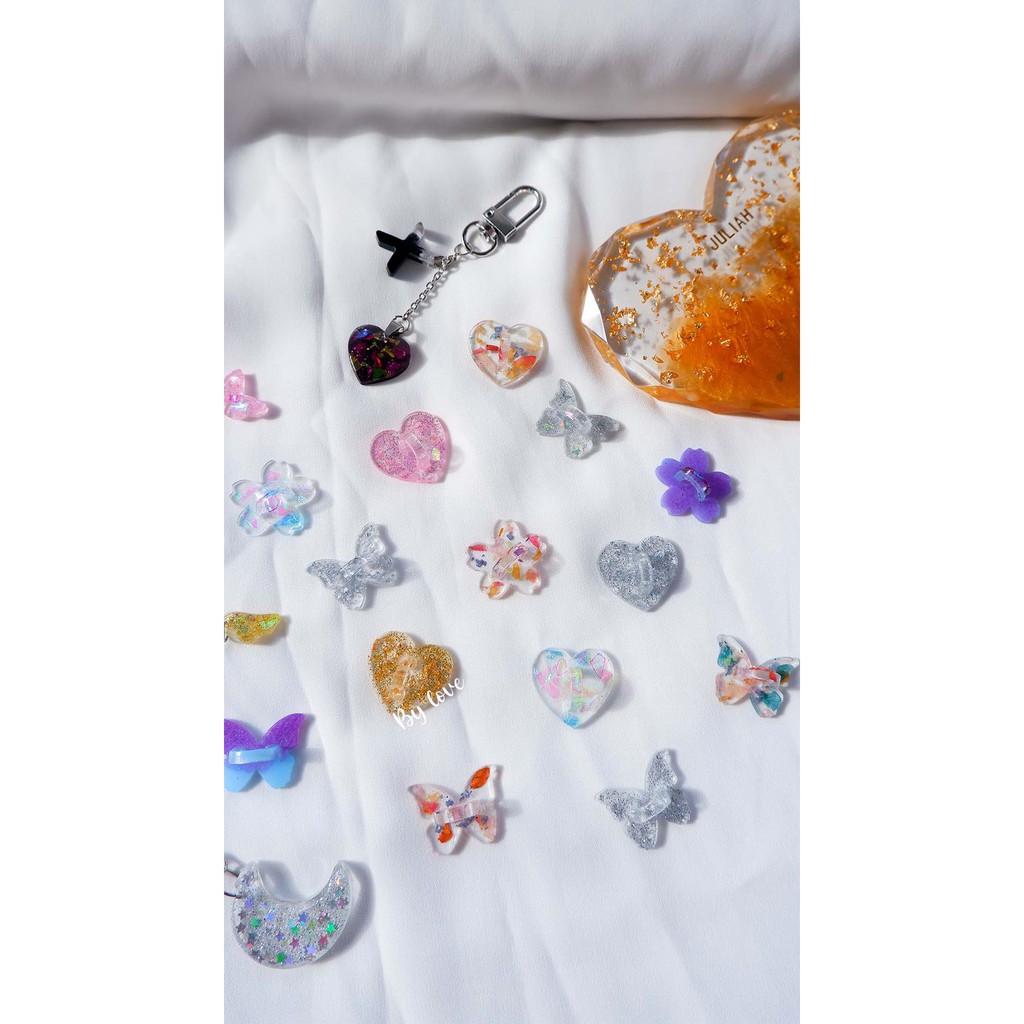 (PRE-ORDER)PHONE HOOK RESIN/TEMPELAN HP B.T.S,SEVENTEEN,ICE CREAM,HEART,BUTTERFLY,FLOWER