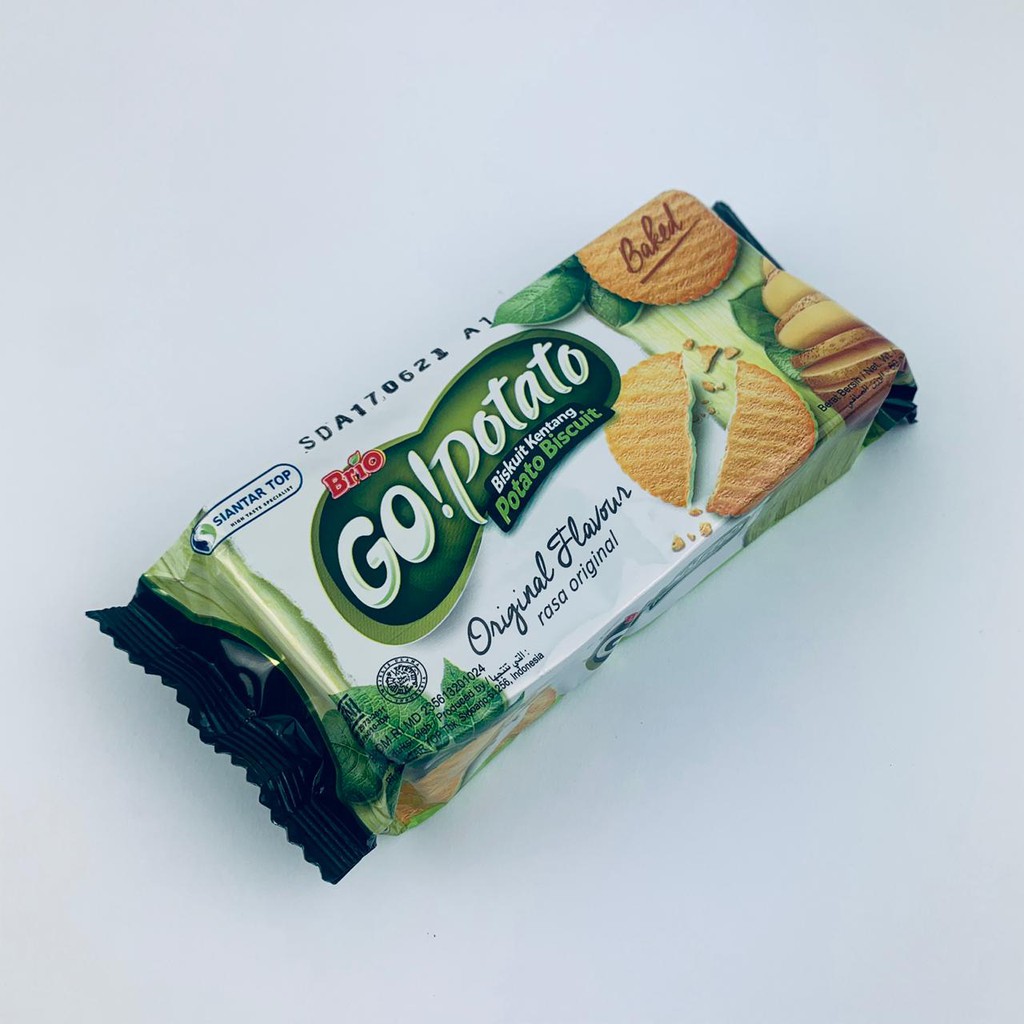 GO!Potato Biskuit Kentang / Rasa Original / 60g