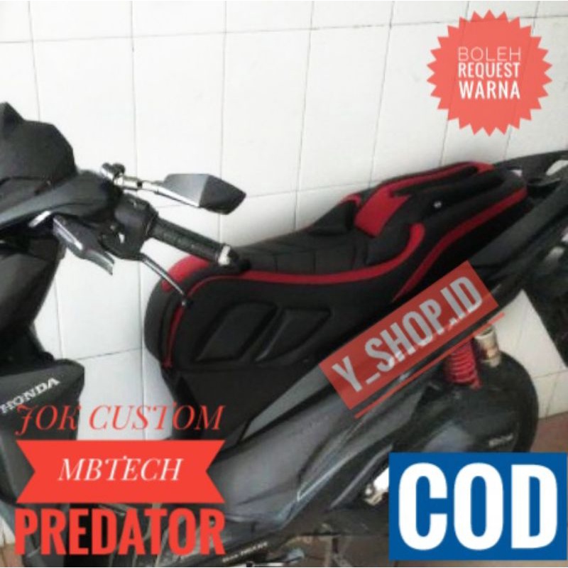 Jok Motor Modifikasi Full MBtech Honda Vario Old 110 125 Vario New 150 Model Predator