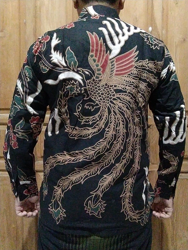 Baju Kemeja Kondangan Batik Solo Pria Lengan Panjang Premium Slimfit Cowok Modern Batik Aluna Bac009
