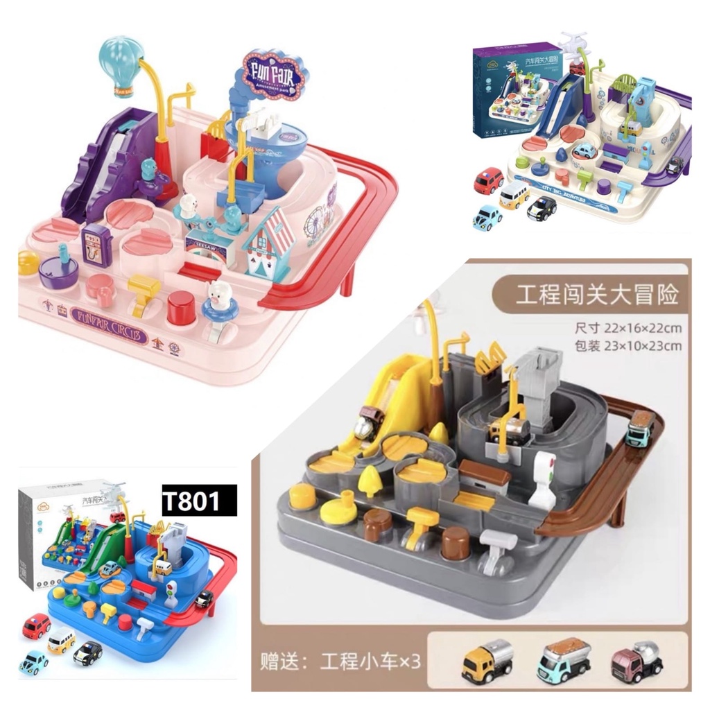 Adventure Car Rescue Squad Toy race track Brain game Mainan Edukasi mobil mobilan anak cowok LLN