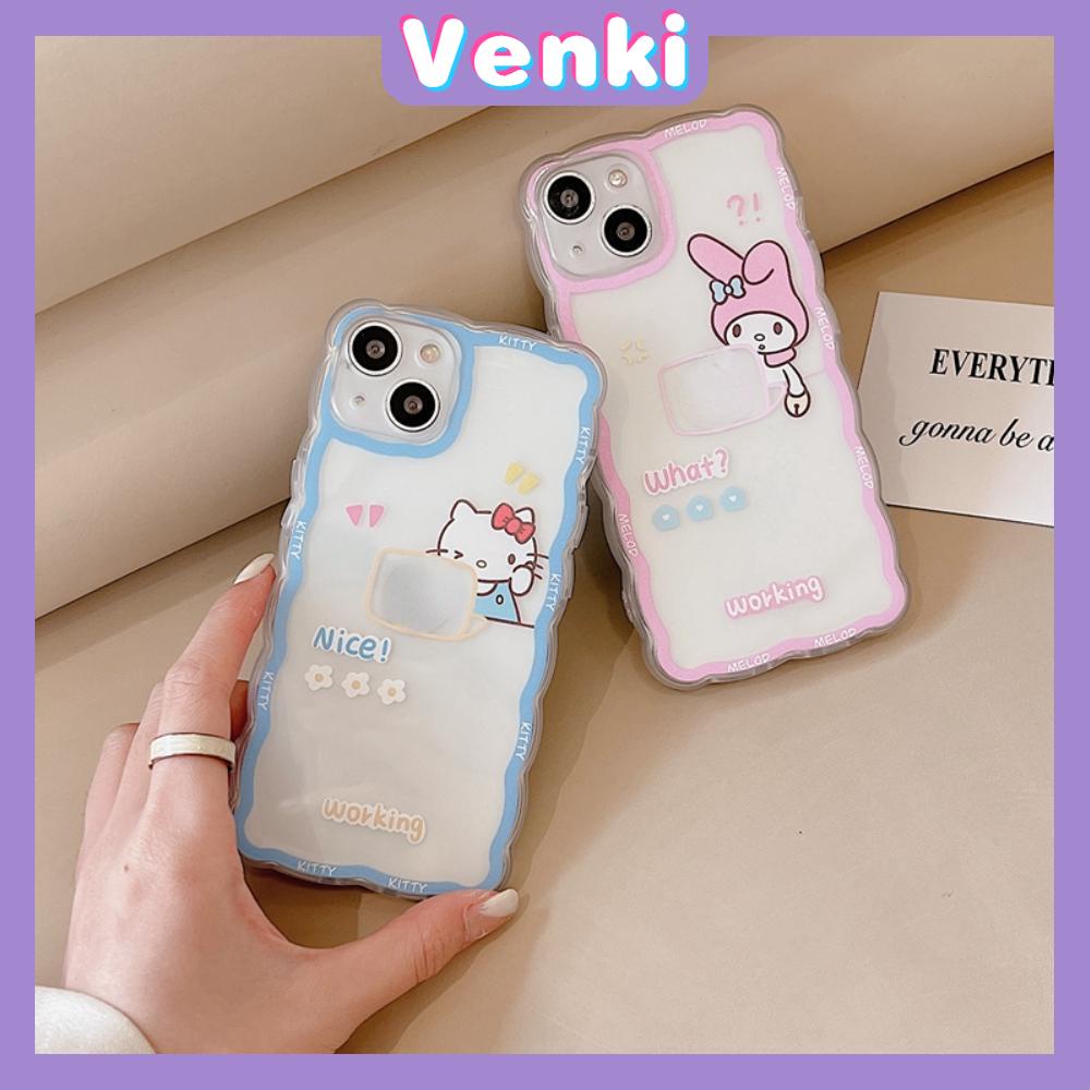 iPhone Case Silicone Soft Case Clear Case Wave Airbag Shockproof Camera Cover Protection Cartoon Cute Compatible For iPhone 11 iPhone 13 Pro Max iPhone 12 Pro Max iPhone 7 Plus xr