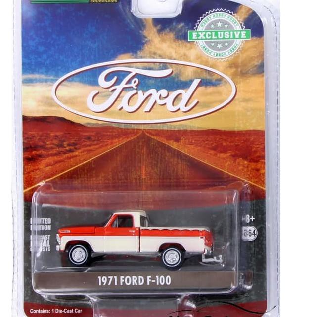 N9i Greenlight 1 Ford F 100 Pickup Truck With Bed Cover Shopee Indonesia