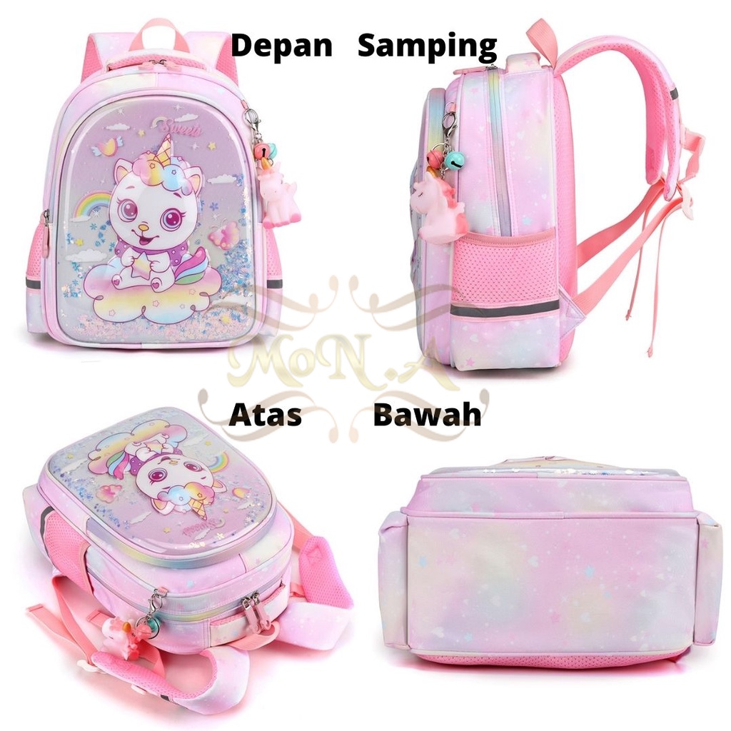 &lt;MTOYS&gt; TAS RANSEL ANAK LUCU UNIK IMPORT DESAIN MANIK - M0193