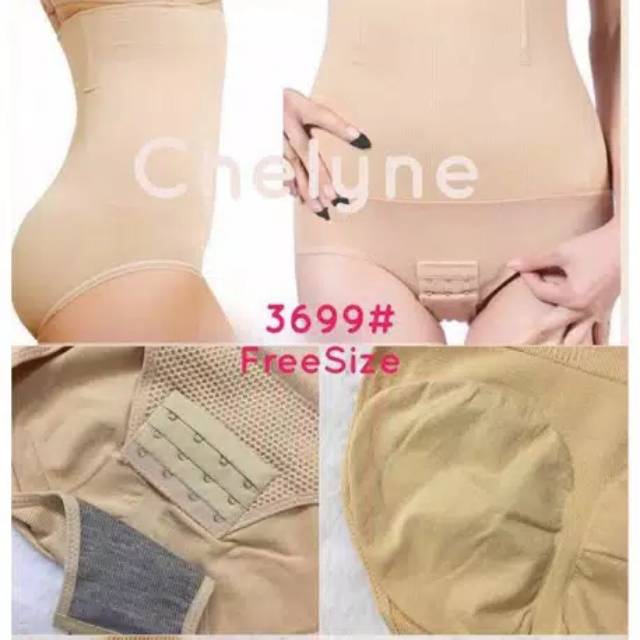 Celana Dalam Korset Wanita Bertulang Pelangsing Pengencang Perut Chelyne 3699