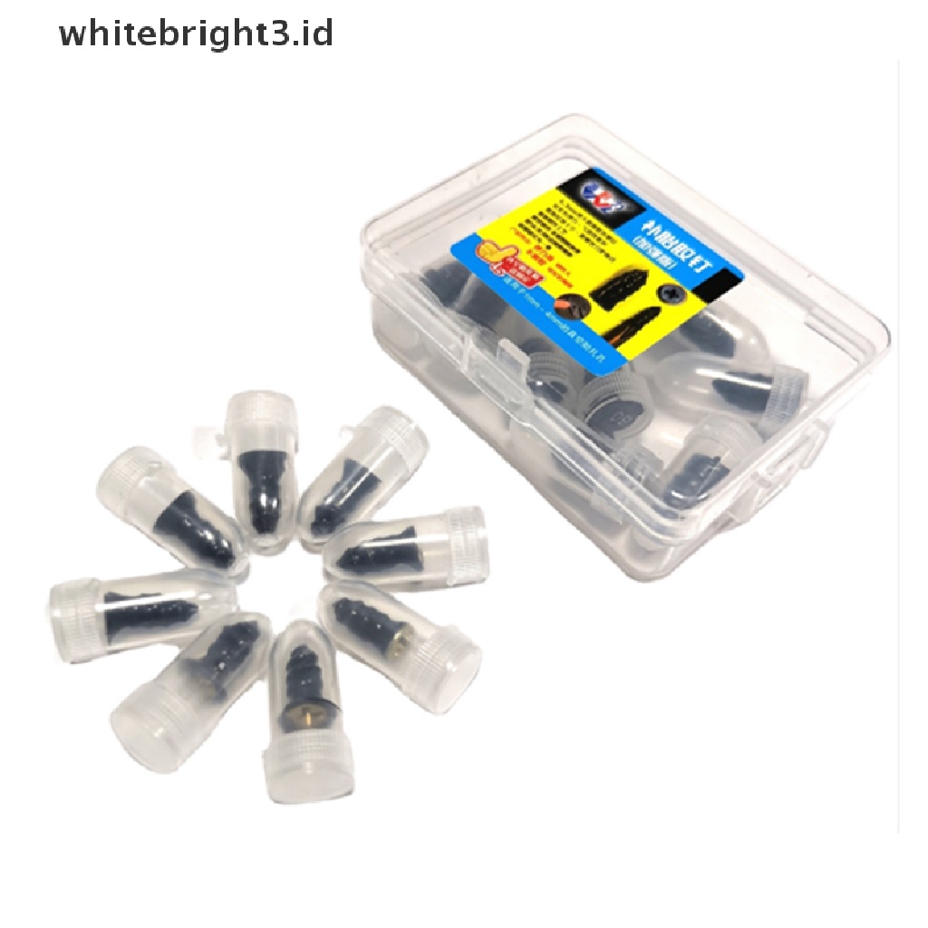 {whitebright3.id} 10x Tire Repair Rubber Nail Screws Vacuum Tyre Repair For Motorcycle Electric ,