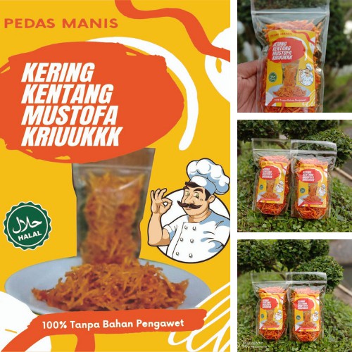 

Kering Kentang Mustofa Kriuukkk 100gr Pedas Manis, Enak, Gurih dan Renyah