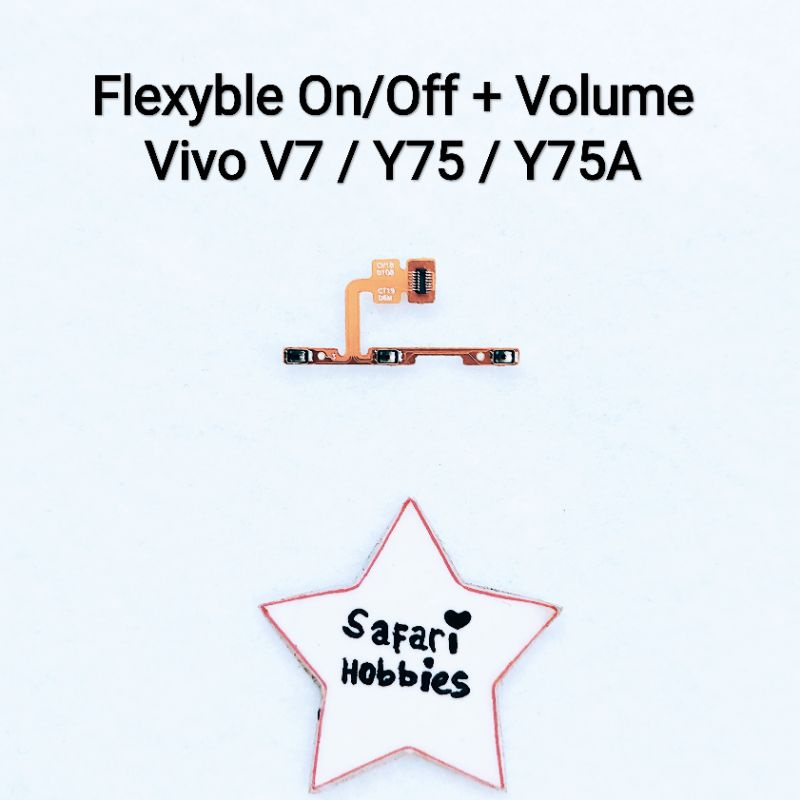 Flexyble On/Off Volume Vivo V7 / Y75 / Y75A